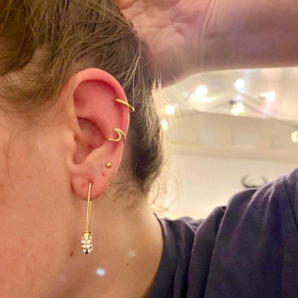 “Surf’s Up” Ocean Wave Boho No-Pierce Ear Cuff - Picture 6 of 8